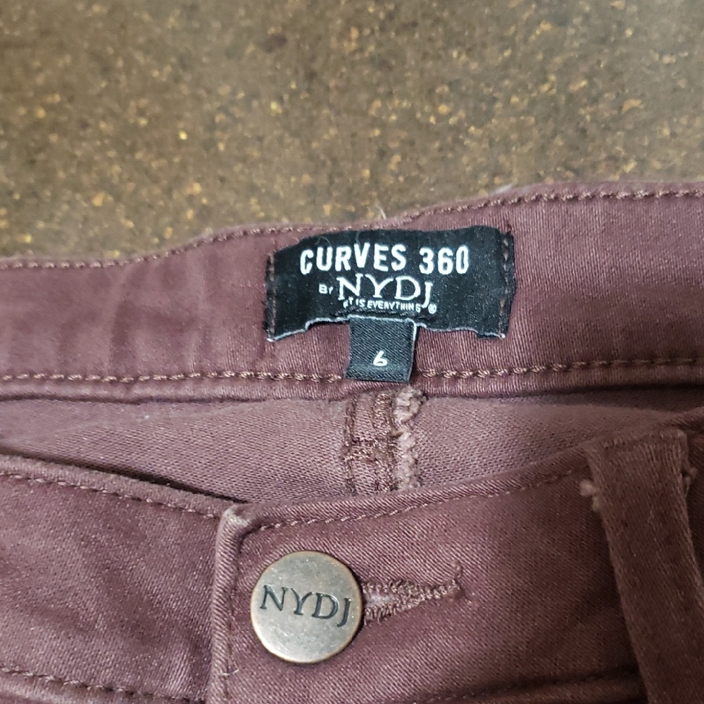 NYDJ Curves 360 Brown Jeans